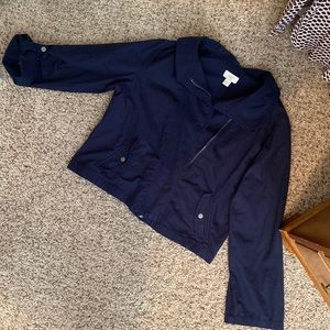 Light-weight crop jacket